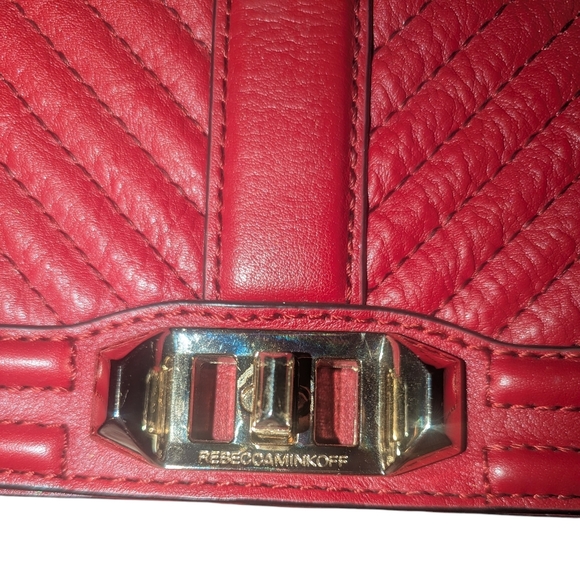 Rebecca Minkoff Red Quilted Crossbody Bag - Picture 3 of 8